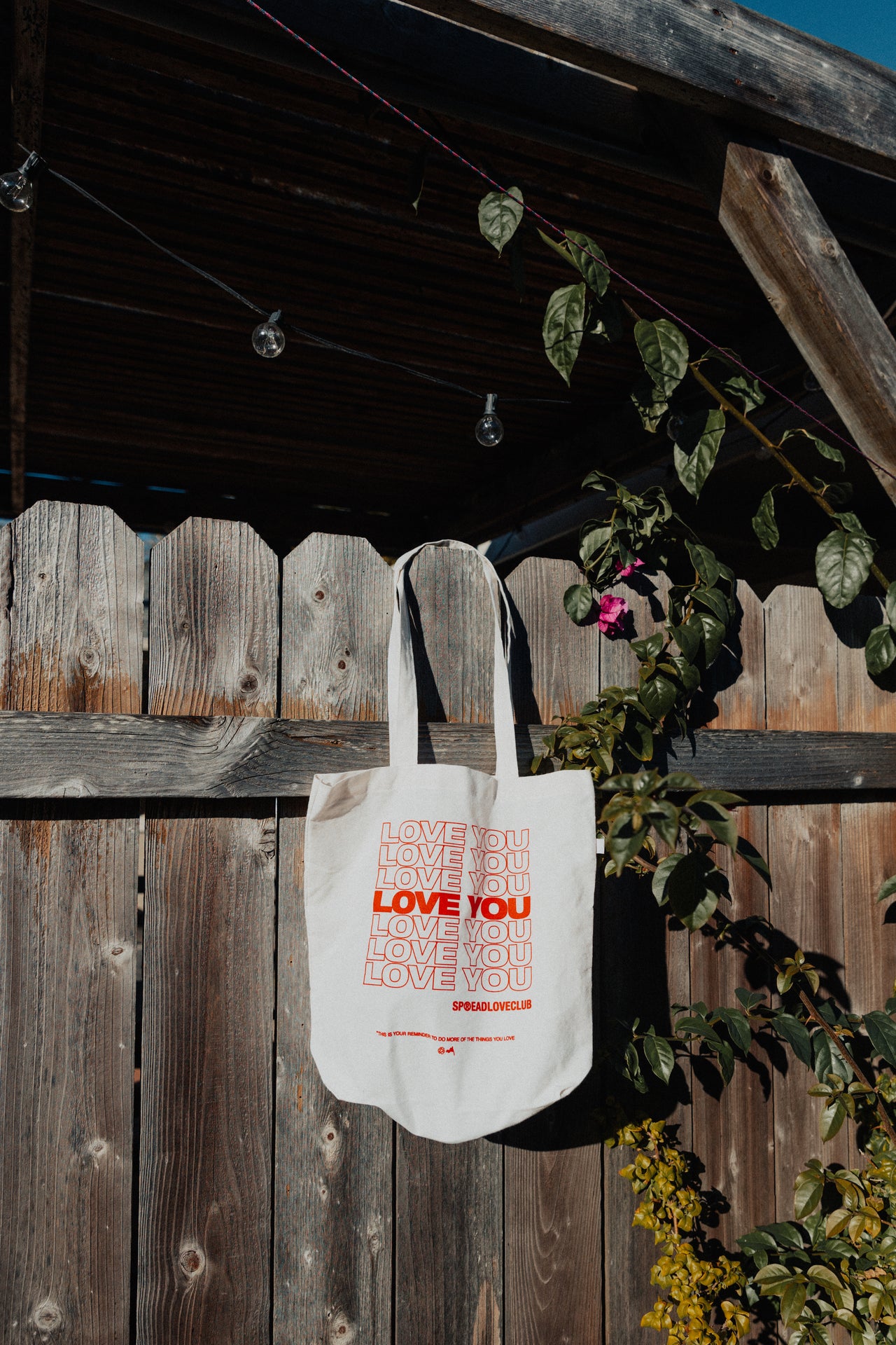 "LOVE YOU" Tote Bag